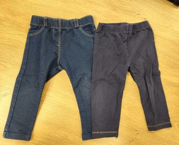 Lot leggings 12 mois