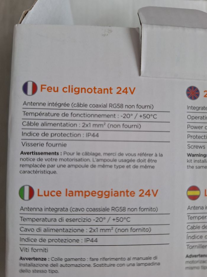 Feu clignotant led antenne intégrée - photo numéro 4