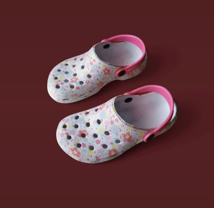 Sabots sandales blanches fleuries gémo pointure 31