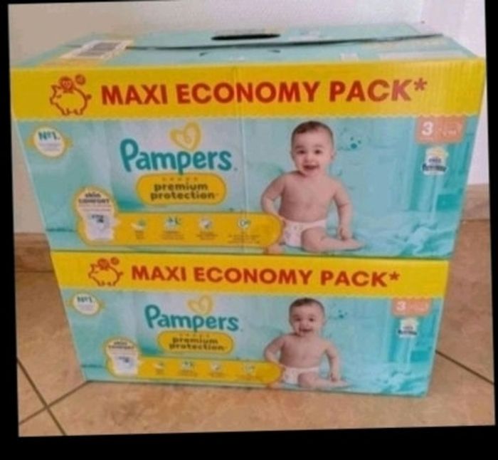 224 couches pampers premium protection taille 3