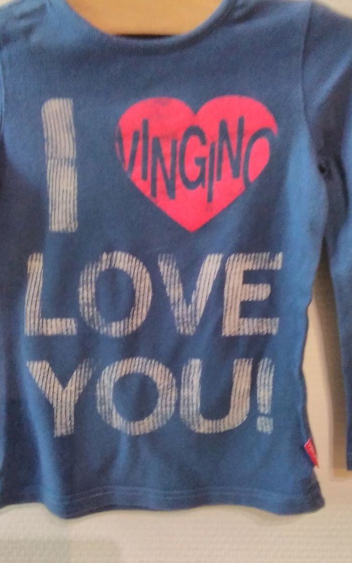 T-shirt bleu de marque Vingino - photo numéro 2