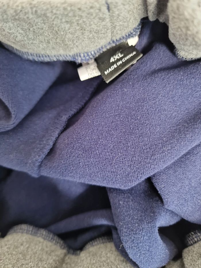Leggings Chaud Bleu Marine Gris - photo numéro 5