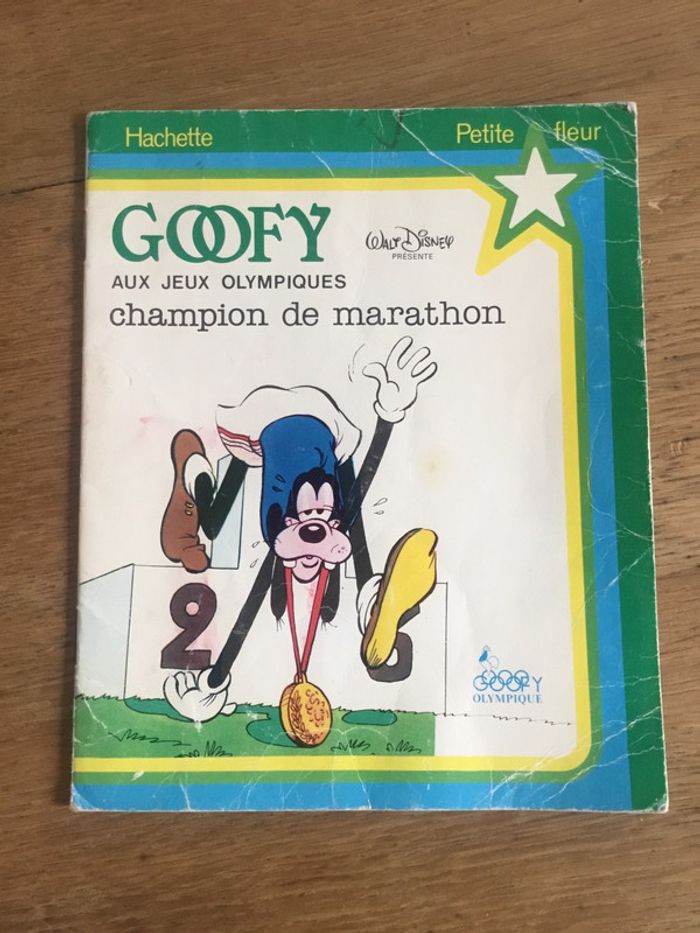Livre « goofy aux jeux olympiques champion de marathon »