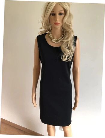 Robe noire sans manches In Extenso taille 46 TBE (taille petit)