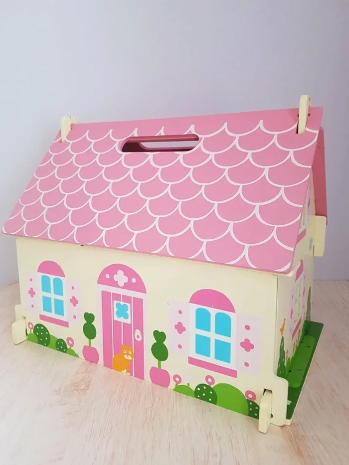 Mobilier et maison de poupée Blossom cottage en bois - photo numéro 2