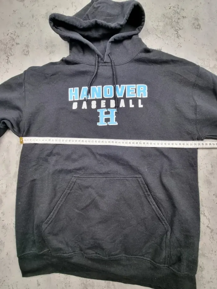 Pull à capuche noir “Hanover Baseball”,  M Hommes - photo numéro 8