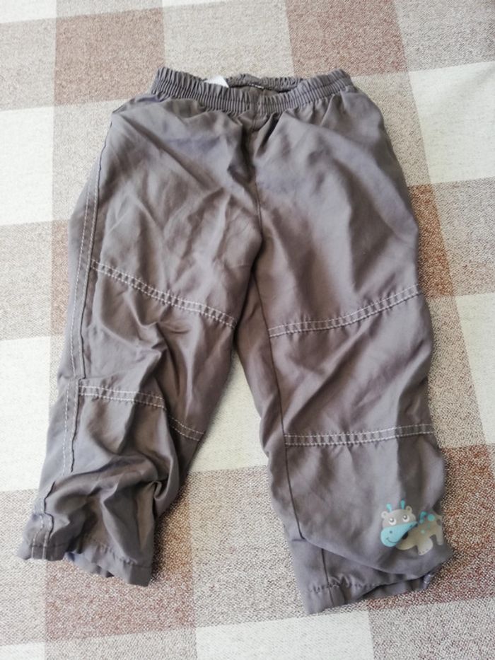 Pantalon 23 mois marron doublé