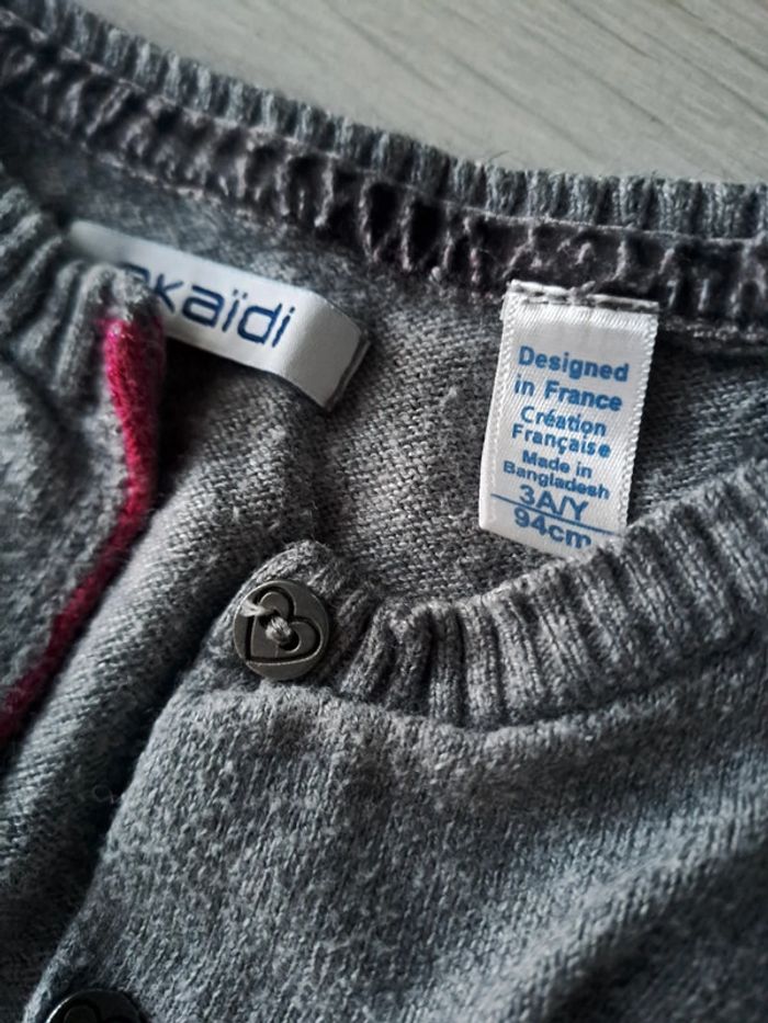 Gilet ete fille 3ans - photo numéro 2