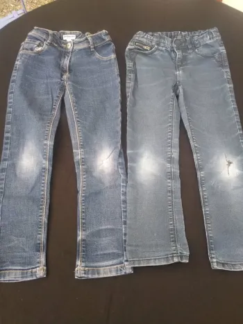 Lot de 2 Jeans Fille 6 Ans