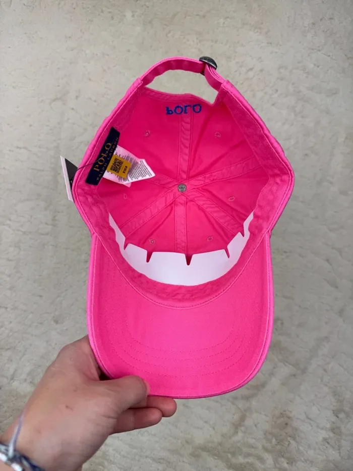 Casquette Ralph Lauren Rose Fuchsia Neuve - photo numéro 6