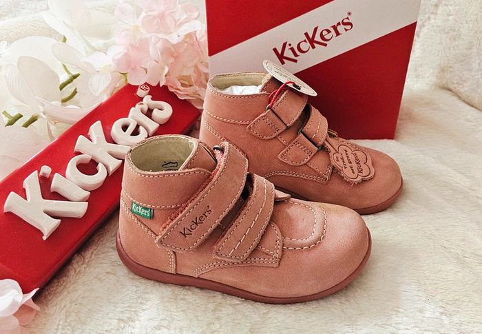 Bottes Bottines cuir Scratch Semelle Flexible Kickers T24