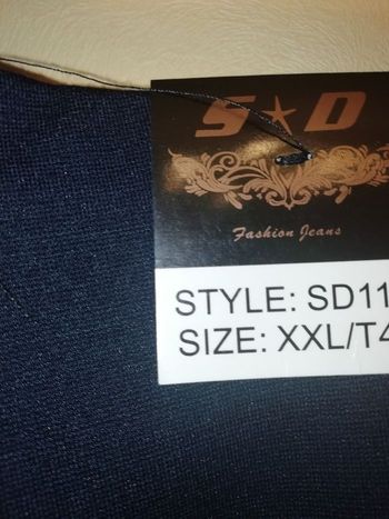 PANTALON  T.38/40 SKINNY NEUF SD  BLEU