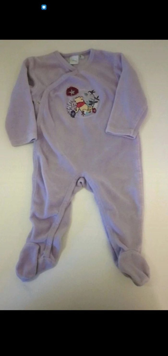 Pyjama 1 pièce Winnie l'ourson 6 mois fille Disney