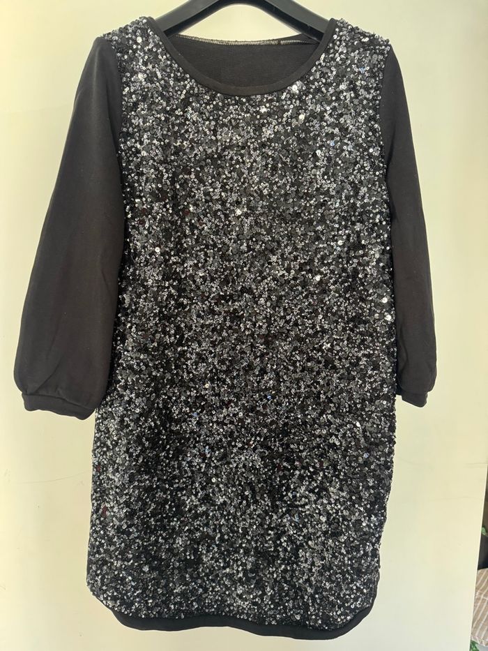 Robe sweat a sequins - photo numéro 5