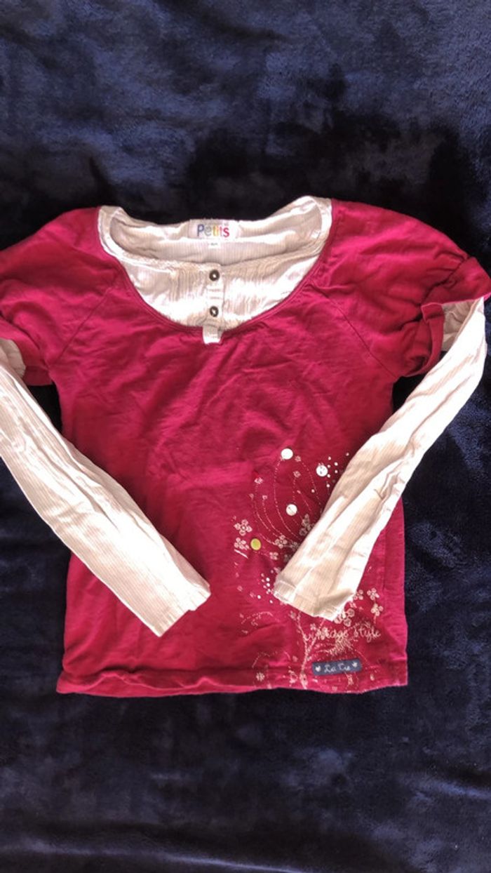 T-shirt manches longues 8 ans - photo numéro 2