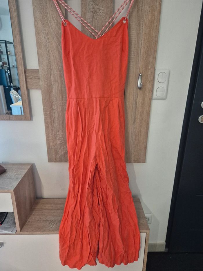 Combinaison pantalon corail taille 38 - photo numéro 2