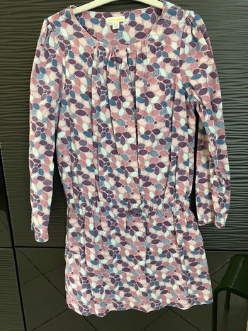 Robe violette Vertbaudet 8 ans