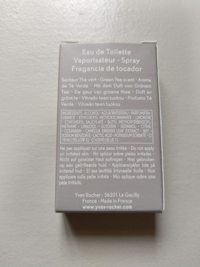 Parfum Thé vert Yves Rocher - photo numéro 3