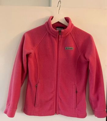 Polaire Fille  Columbia fuchsia – Taille M – Chaude & légère