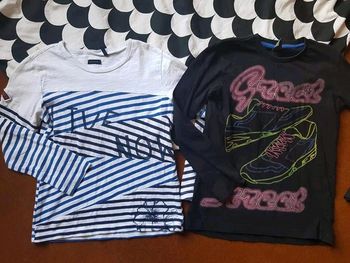 Lot de 2 tee shirts garçon 6ans manches longues ikks zara