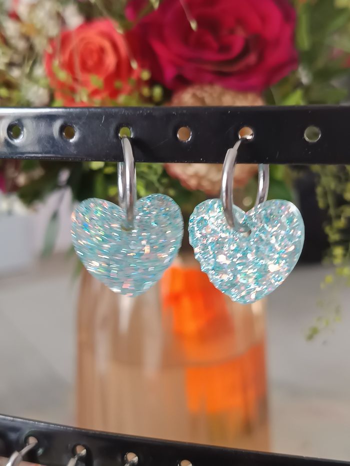 Boucles oreilles acier inoxydable - photo numéro 3