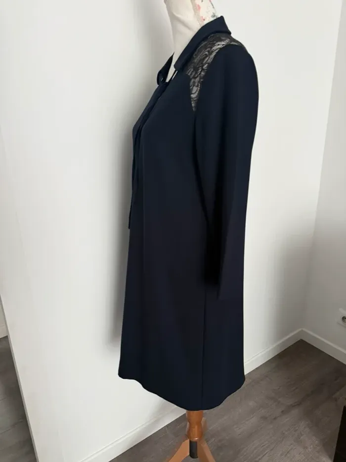 Robe bleu marine Automne/Hiver Zapa taille M 38 - photo numéro 8