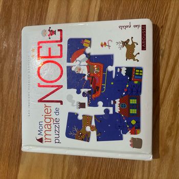 Livre mon imagier puzzle de Noël