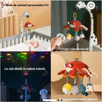 Mobile musical lumière et télécommande