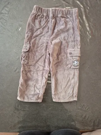 Pantalon garçon mickey mousr velours