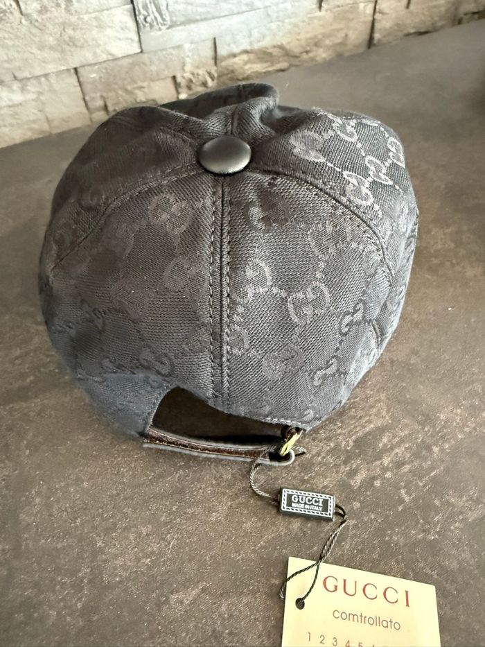 Casquette Gucci monogramme noir - photo numéro 3