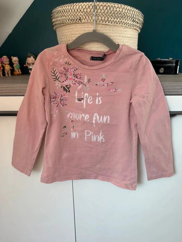 Haut rose - IKKS - 3 ans (98 cm )