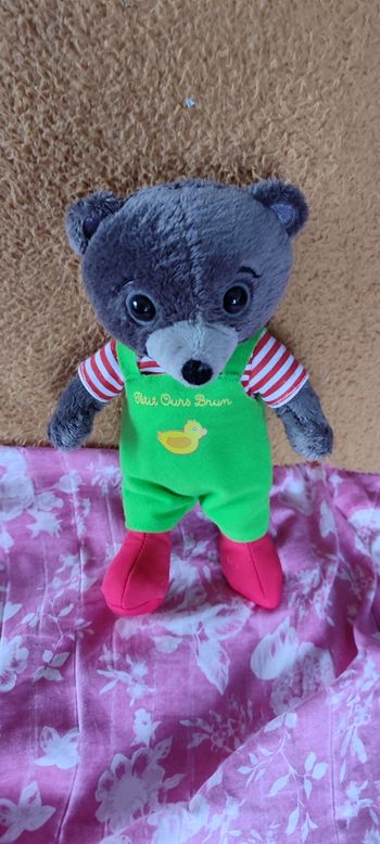Doudou petit ours brun 
