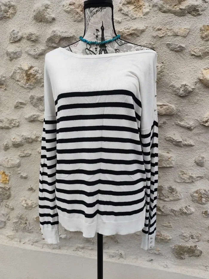 Superbe marinière femme taille M oversize
