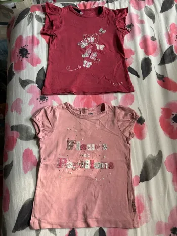 Lot 2 tee shirt ete