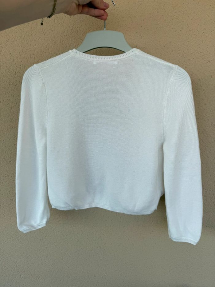 Gilet en maille blanc - photo numéro 5
