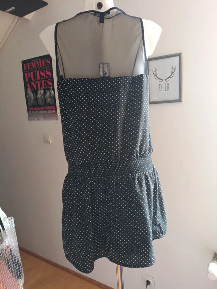 Robe sans manche à petits pois - photo numéro 4