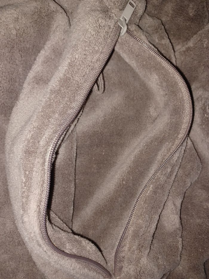 Poncho marron polaire neuf - photo numéro 3