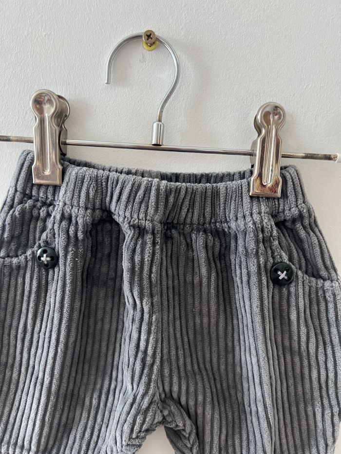 Pantalon velours gris - photo numéro 2
