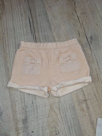 Short beige fille 9 mois