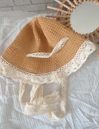 Chapeau paille petite fille