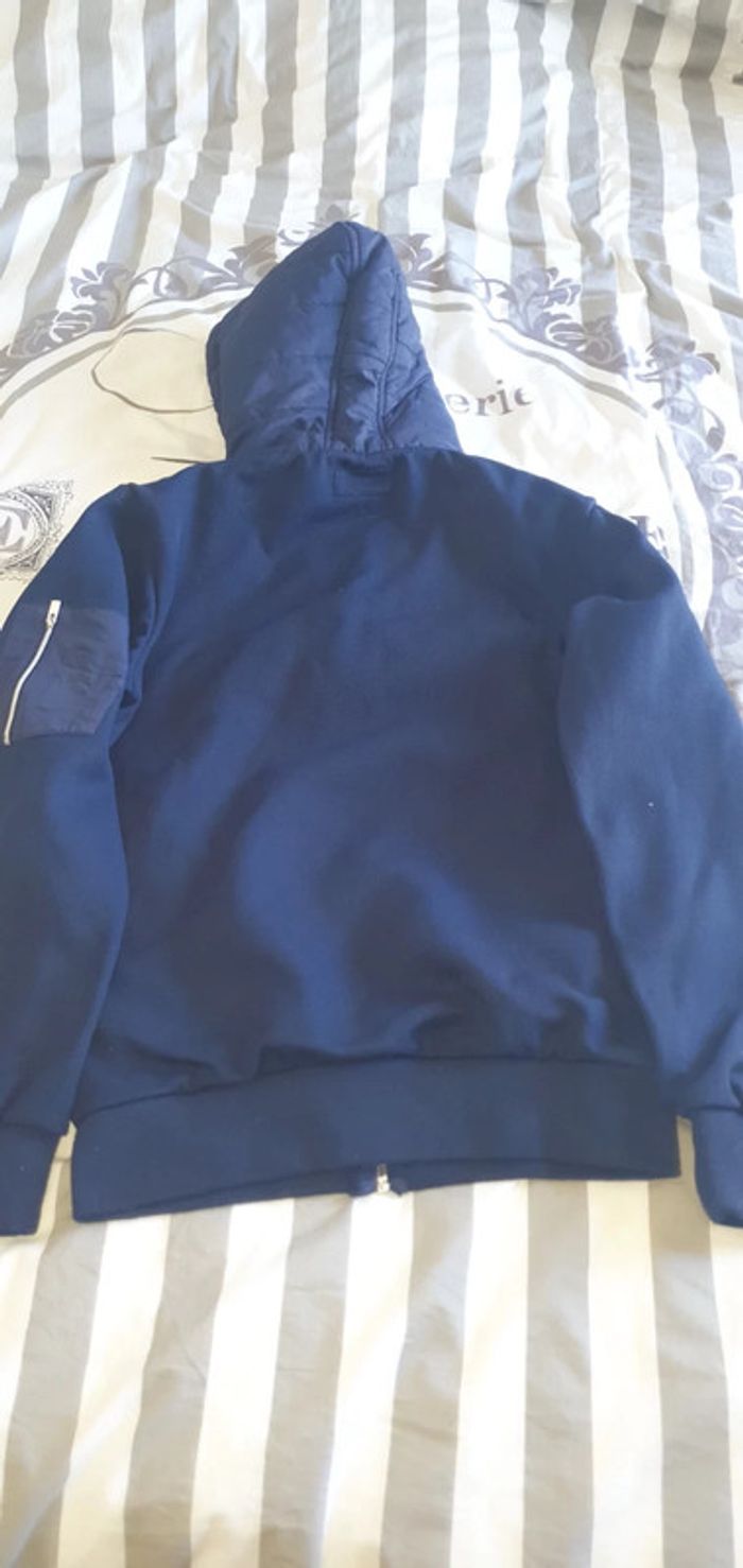 Veste zippée marine Armand Thiery taille M - photo numéro 5