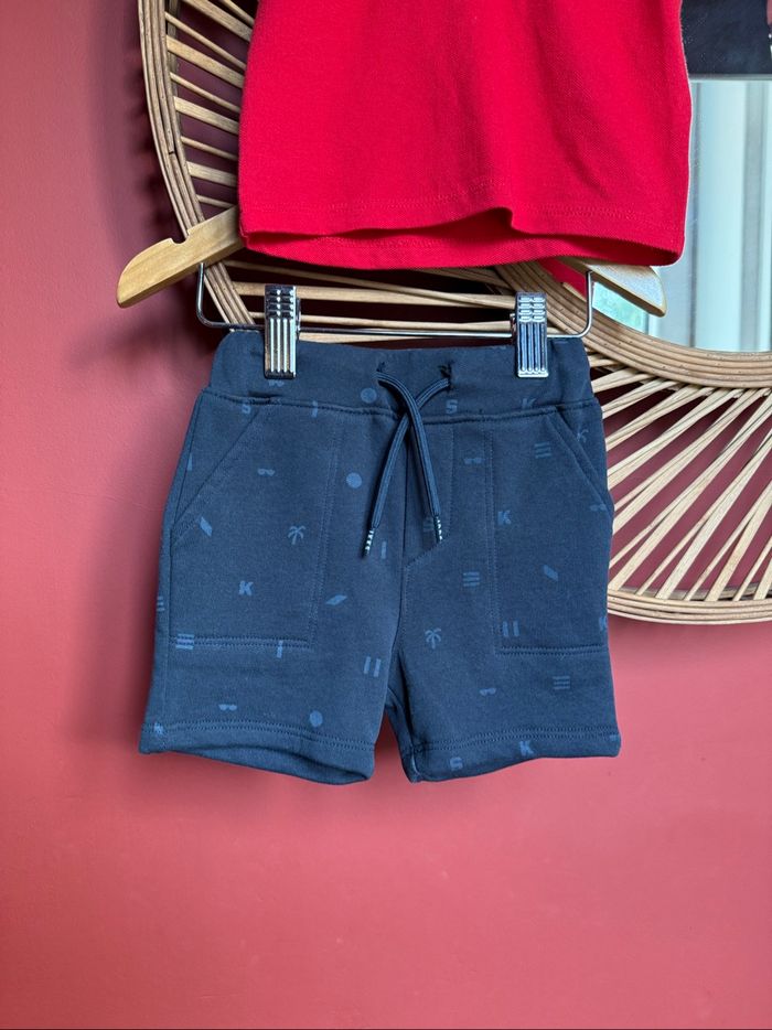Ensemble polo et short IKKS 6 mois neuf - photo numéro 2