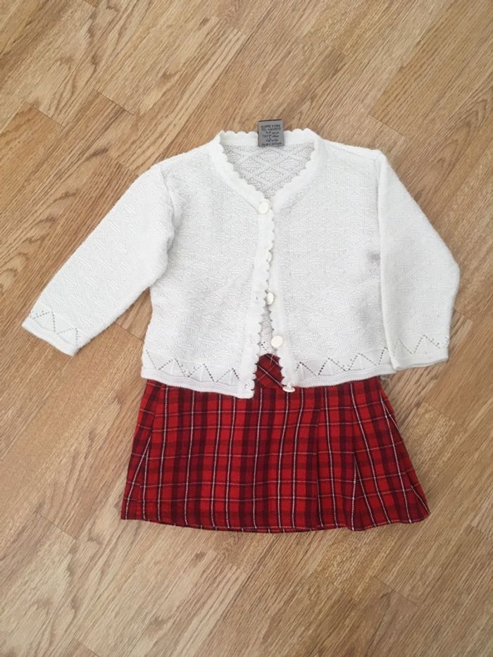 Gilet et jupe