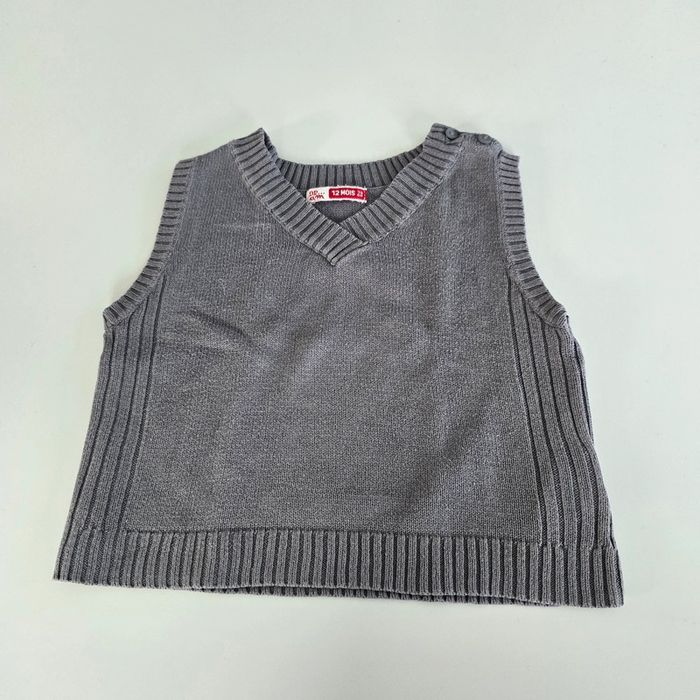 Pull sans manche - du pareil au même - 12 mois