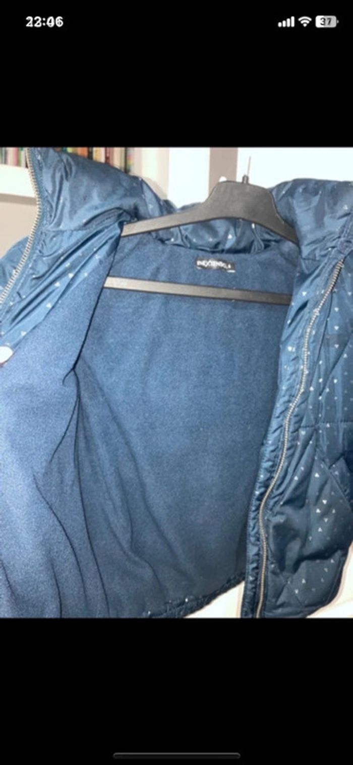 Doudoune bleu marine fille - photo numéro 4