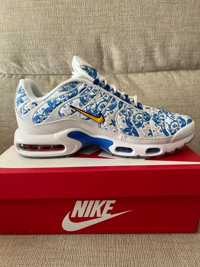 Tn Nike Lisboa blanc et bleu - photo numéro 3