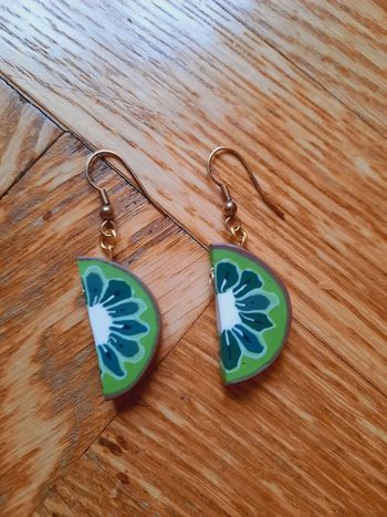Boucles d'oreilles Kiwi