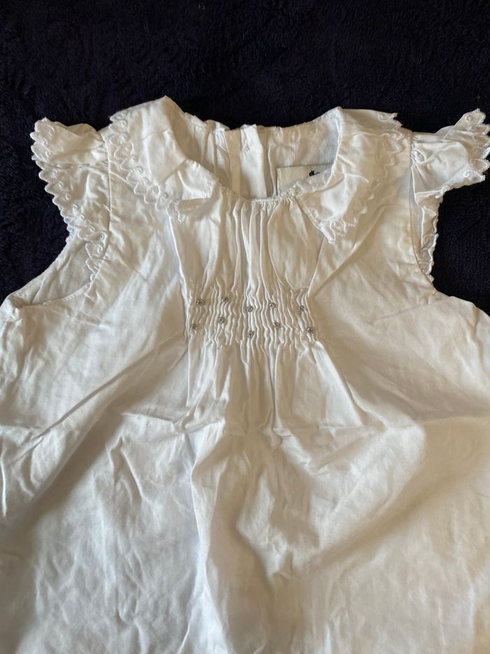 Robe blanche 3 mois cyrillus - photo numéro 4