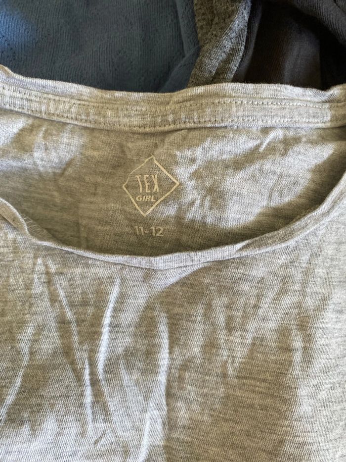 Lot 6 tee shirt longues manches fille 12 ans - photo numéro 5