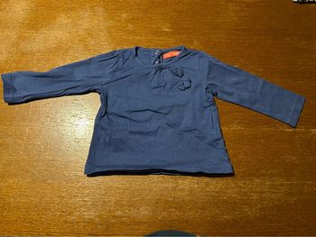 T-shirt manche longue marine